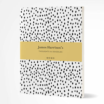 Personalised Graphic Notebook Or Journal, 9 of 12