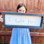 Your Message, In Your Handwriting Rectangular Frame, thumbnail 1 of 3