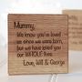 Personalised Letter To Mummy Or Nana Coaster, thumbnail 5 of 8