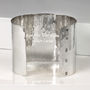 Sterling Silver Hammered Cuff Bangle, thumbnail 2 of 7