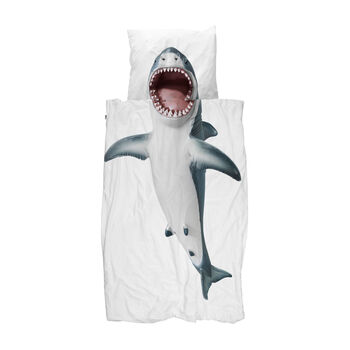 Shark Duvet Cover And Pillowcase Set, 6 of 6