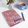 Liberty Fabric Covered Personalised Notebook, thumbnail 3 of 6