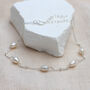 Personalised Gold Or Silver Pearl Chain Bracelet, thumbnail 2 of 4