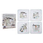 Set Of Four Harbourside Cork Coasters | Gift For Home, thumbnail 1 of 4