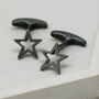 Sterling Silver Star Silver Cufflinks. Graduation Gift For Him, thumbnail 3 of 10