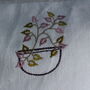 Handmade Repurposed Fabric Flower Pots Cushion, thumbnail 4 of 8