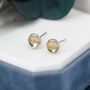 Natural Citrine Crystal Stud Earrings, thumbnail 7 of 11