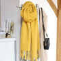 Personalised Gold Initials Recycled Oversized Scarf, thumbnail 5 of 10