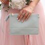 Luxury Leather Personalised Bridesmaid Bag, thumbnail 1 of 8