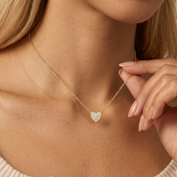 Gold Or Silver Women’s Heart Necklace, 2 of 8