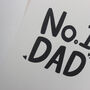 No.One Dad Fathers Day Card, thumbnail 3 of 8