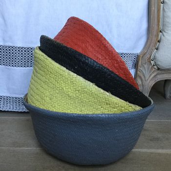 Deep Seagrass Basket |Choice Of Colours | Reduced, 5 of 10
