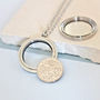 Dates 1928 To 1967 Sixpence Glass Locket Necklace, thumbnail 8 of 12