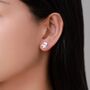 The Plague Doctor Stud Earrings In Sterling Silver, thumbnail 7 of 12