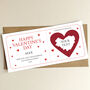 Personalised Valentine's Day Gift Scratch Card: Red Hearts Design, thumbnail 5 of 6