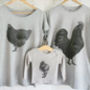 Mummy And Me Twinning Tshirt Tops Hen And Chick, thumbnail 8 of 9