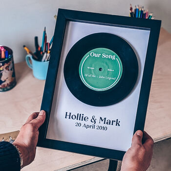 Personalised Framed Vinyl Record, 3 of 4