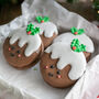 Cute Christmas Pudding Cookie Kit, thumbnail 5 of 7