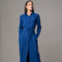 Romina Blue Waist Defining Classic Shirt Dress, thumbnail 1 of 4