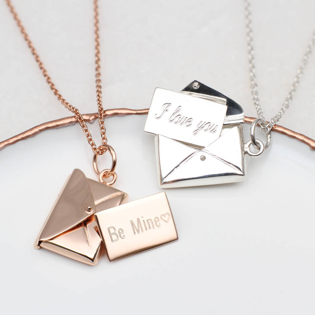 Personalised Silver Or Rose Gold Plated Letter Necklace By Hurleyburley