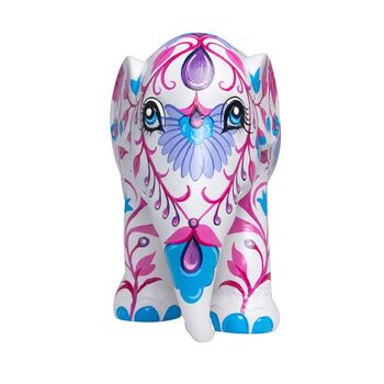 Amethyst 10cm Hand Decorated Elephant Statue, 8 of 9