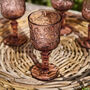 Set Of Four Lucena Amethyst Wine Goblets, thumbnail 5 of 9