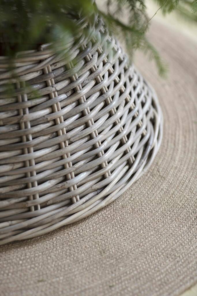 Rattan Christmas Tree Skirt By Garden Trading | notonthehighstreet.com