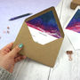 Personalised Cosmic Forest Correspondence Cards, thumbnail 10 of 12