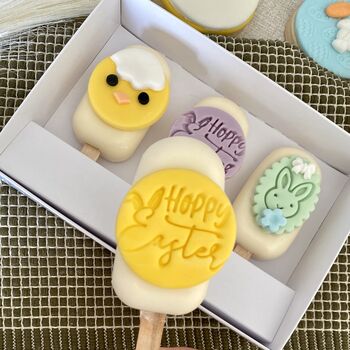 Personalised Easter Trio Of Cakesicles, 9 of 10