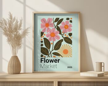 Flower Market, Botanical Print, 2 of 4