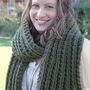Pdf Knitting Pattern Chunky Knitted Scarf, thumbnail 3 of 3