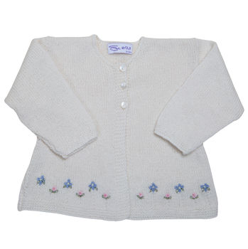 Cashmere Forget Me Not Cardigan, 4 of 5
