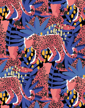 Leopard Jungle Wallpaper, 3 of 8