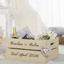 Personalised Wedding Gift Crate With Calligraphy, thumbnail 2 of 6