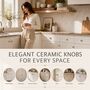 Bohemian Petal Multicoloured Round Shaped Drawer Knob, thumbnail 6 of 10
