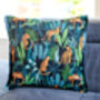 In The Jungle Tiger Print Cushion, thumbnail 1 of 6