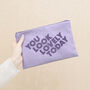 'You Look Lovely Today' Blush Pink Pouch, thumbnail 3 of 11