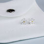 Sterling Silver Daisy Stud Earrings, thumbnail 5 of 6