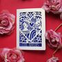 The Lovers Tarot Inspired Paper Cut Card, thumbnail 8 of 9