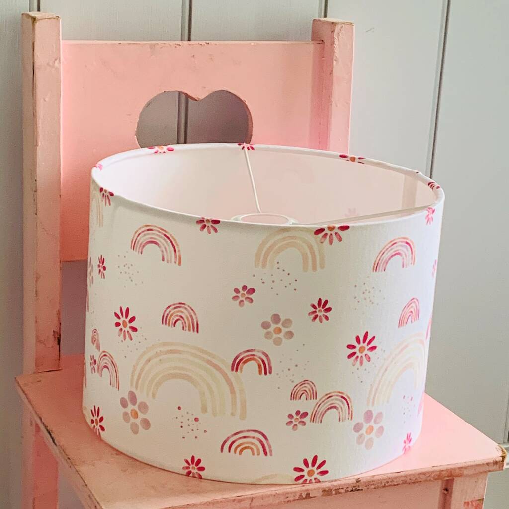 Rainbow Lampshade By Molly and Lola