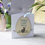 Easter Rabbit Wooden Decoration And Card In One, thumbnail 1 of 4