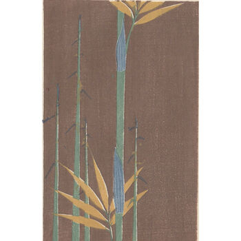 Brown Japanese Botanical Print, 3 of 3