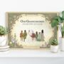 Personalised Fantasy Forest Family Portrait Print Gift, thumbnail 2 of 12