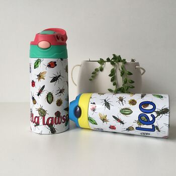 Personalised Insects Bugs Kids Water Bottle, 12 of 12