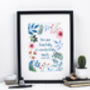 'You Are Fearfully And Wonderfully Made' Print, thumbnail 5 of 6