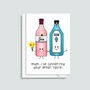 'Ginherit' Funny Card For Mum, thumbnail 2 of 2