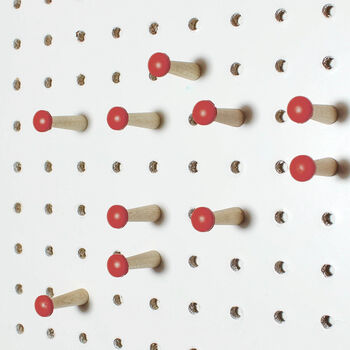 Coloured Pegboard Pegs, 10 of 12