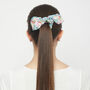 100% Silk Bow Scrunchie Bloom, thumbnail 3 of 3