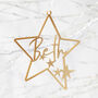 Little Star Personalised Christmas Decoration, thumbnail 1 of 7