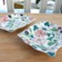 Set Of Two Handmade Soap Dishes In Bramble Design, thumbnail 5 of 6